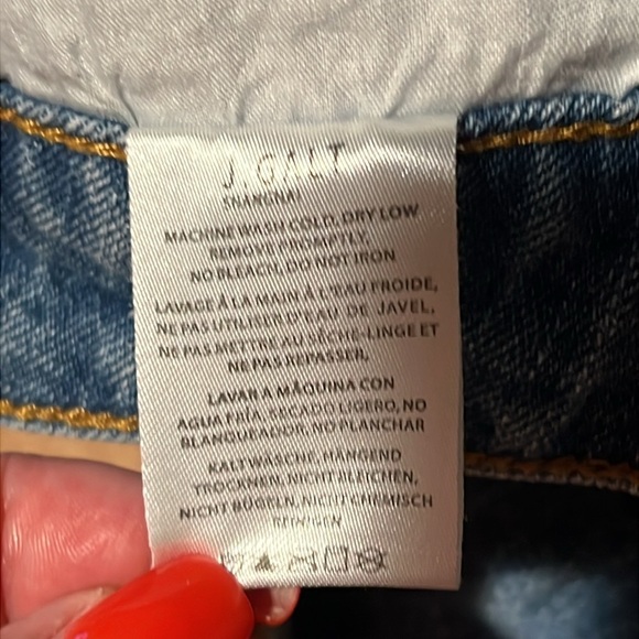 Brandy Melville Y2K ruffled denim mini skirt by J. Galt, size S - Picture 12 of 12